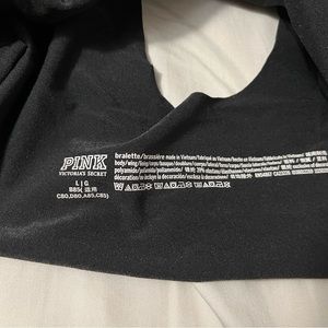 Pink seamless sports bra